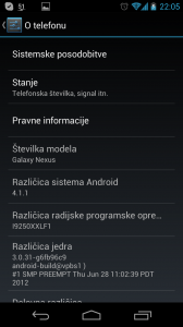 Galaxy Nexus update to 4.1.1 Jelly Bean
