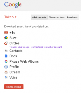 Google Plus migration tool available