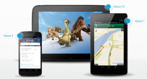 New Google Nexus devices available &#8211; Nexus 4, new Nexus 7 and Nexus 10