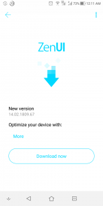 ASUS ZenFone Max Plus (M1) firmware update to 14.02.1809.67